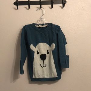 Cute polar bear knit sweater